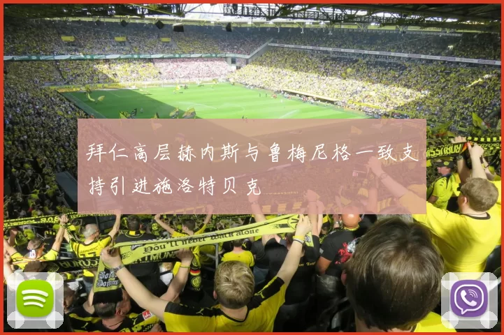 拜仁高层赫内斯与鲁梅尼格一致支持引进施洛特贝克