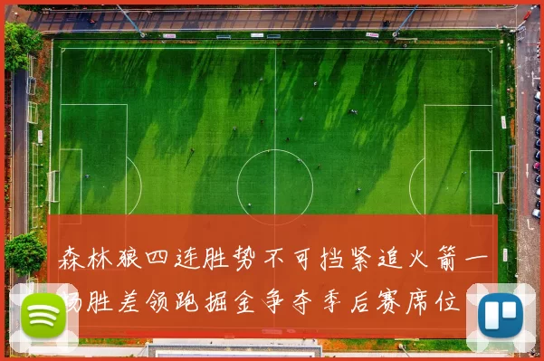 森林狼四连胜势不可挡紧追火箭一场胜差领跑掘金争夺季后赛席位
